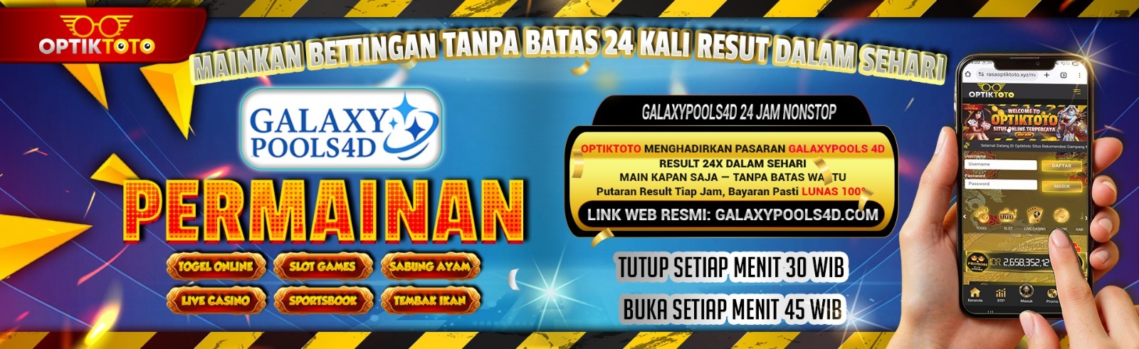 INFO PASARAN GALAXY POOLS